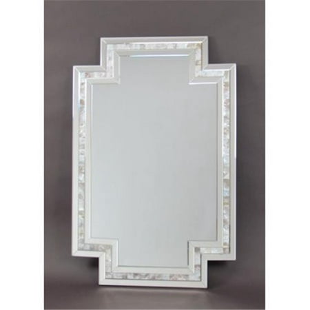 Mother Of Pearl Beveled Mirror, Large Round Mother Of Pearl Mirror