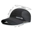 thumbnail image 4 of Men Women Mesh Breathable Baseball Cap Outdoor Fishing Golf Sports Cap Sun Protection Trucker Sun Hat, 4 of 4