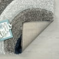 thumbnail image 5 of Luxe Weavers Modern Shag Geometric Navy 5x7 Area Rug, Indoor Carpet, 5 of 10