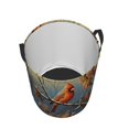 thumbnail image 3 of PHELIKA Fall Bird Maple Leaves 03 Laundry Basket 65L Large Foldable Round For Dirty Clothes Toy Storage, 3 of 6