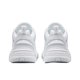 thumbnail image 3 of Zapatillas clásicas M2K Tekno blancas de platino puro, unisex, cómodas, de suela gruesa, estilo retro, informales, de caña baja, 3 of 4