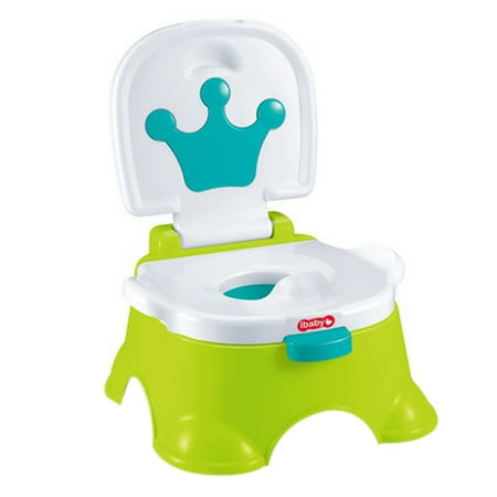 Toddler Toilet Trainer Potty Music Chair, Potty Training Toilet Seat and Step Stool, Easy to Clean Design with Music, Portable and Great for Travel, Perfect for Toddler Boys and Girls 1-3