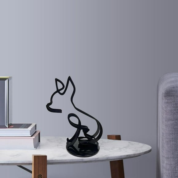 Estatua de perro Macarena Figurita coleccionable escultura regalos interior