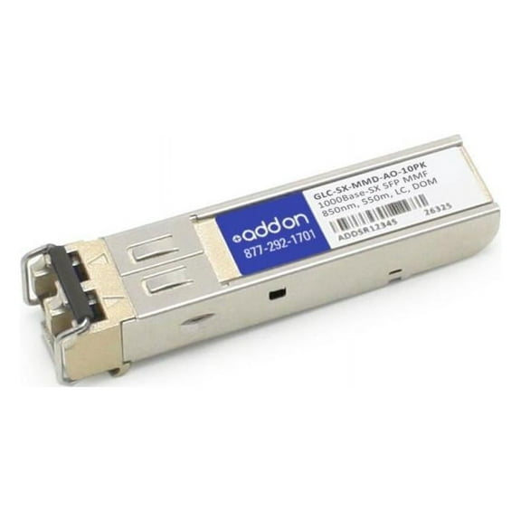 AddOn Cisco GLC-SX-MMD Compatible TAA compliant 1000Base-SX SFP Transceiver (MMF; 850nm; 550m; LC; DOM)