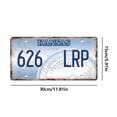 thumbnail image 4 of Placa Metal Vintage Kansas 626LRP Pintura Hierro Rectangular Del 30x15cm, 4 of 9