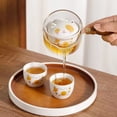 thumbnail image 1 of Juego de té de viaje, tetera perezosa, tetera de ocio, tetera portátil de una olla, juego de té de kung fu de cuatro tazas, tetera de cerámica para el hogar, 1 of 1