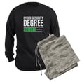 thumbnail image 6 of CafePress - Cyber Security Degree Loading - Men's Long Sleeve Loose Fit Cotton Dark Pajama Set, 6 of 7
