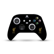 Head Case Designs Officially Licensed Liverpool Football Club Art Liver Bird Gold On Black Vinyl Skin Decal Compatible with Microsoft Xbox Series X / Series S Controller