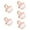 Pink, variant on HILABEE 5 Pieces Nail Dust Brush Powder Remover Brush for Women Makeup Acrylic Nails Pink