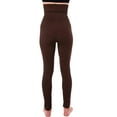 thumbnail image 4 of 2-Pack Plus Size High Waist Tummy Control Full Length Legging Compression Top Pants Fleece Lined XL 2XL, 4 of 6