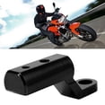 thumbnail image 3 of Rearview Mirror Base Extension Mount Bracket Hooks Support Holder with Excellent Welding and Plating Performance, Suitable for Most Motorcycles and Electric Car, 3 of 7