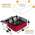 thumbnail image 2 of Hot Logic Food Warming Tote Lunch Bag 12V, Red, 2 of 6