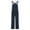 Dark Blue, variant on Mens Bib and Brace Overalls with Pockets Big and Tall Solid Wide Leg Long Jean Cargo Denim Pants Loose Fit Jumpsuits