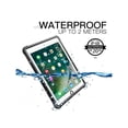 thumbnail image 2 of Waterproof Case for iPad 6th/5th Generation, iPad 9.7 Inch 2018 2017 Full Body Protection Shockproof Dustproof Cover with KickStand, Shoulder Strap Built in Screen Protector, 2 of 7