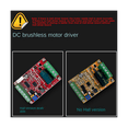 thumbnail image 6 of 6-60V BLDC Three Phase DC Brushless Motor Controller 400W PWM Hall Motor Control Driver Board(With Hall),1 x Driver Board,Red, 6 of 6