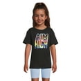 Athletic Works Girls Active Graphic Tee 2Pack, Sizes 418 & Plus