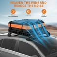 thumbnail image 7 of Mescukay 51" x 36" Roof Rack, Heavy Duty Car Rooftop Cargo Carrier Basket with Cargo Net and Bag, Luggage Holder Extension for Universal, Pick Up Trucks, 200lbs Capacity, 7 of 7