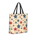 thumbnail image 3 of Large-Capacity Zipper Single-Shoulder Convenience Bag 15.7×19.6 Inches, Wear-Resistant And Water-Repellent, Can Be Carried By Hand Or On One Shoulder Independence Day Theme Elements Star (1), 3 of 8