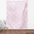 thumbnail image 4 of Ambesonne Pastel Fabric by the Yard Upholstery, Brushstroke Soft Polka Dots, 10 Yards, Pink and White, 4 of 5