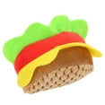 thumbnail image 1 of Cat Toy Creative Funny Plush Hamburger Cat Interactive Toy Cat Teething Toy, 1 of 7