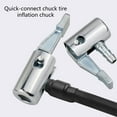 thumbnail image 6 of TRINGKY 1/4inch Locking On All Metal Air Chucks Portable Air Compressor Tires Inflator Chucks Pumps Replacement Air Nozzle Hose, 6 of 12