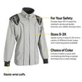 thumbnail image 3 of Speedway Double-Layer SFI-5 Racing Suit Jacket, Grey Large, 3 of 7