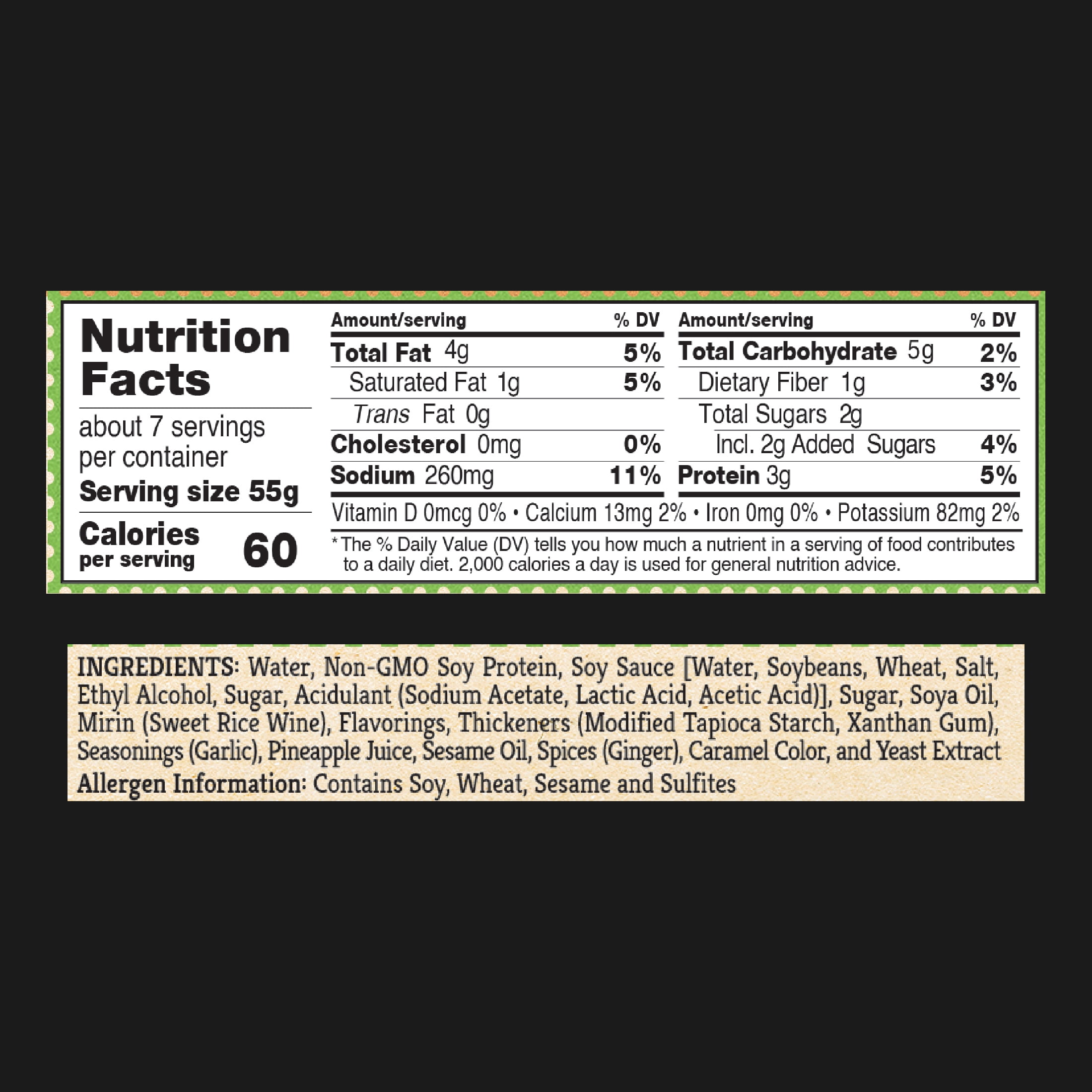 (2 pack) unMeat Plant-Based Chicken Teriyaki, 12.6 oz Can