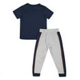 thumbnail image 2 of Toddler Colosseum Navy/Heather Gray Auburn Tigers Ka-Boot-It Jersey & Pants Set, 2 of 2