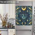 thumbnail image 3 of Yayeee Magnetic Dishwasher Cover for The Front Decoration Home Kitchen Machine Sticker Protector, Green Dragon Flowers, 3 of 6