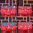 thumbnail image 2 of Marry Money Package Large Capacity Design Exquisite Workmanship Embroidery Attractive Creative Decorate Delicate Print Damask Cloth Money Envelope for Spring Festival, 2 of 8