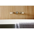 thumbnail image 3 of Kingston Brass KS5028PL Two-Handle Wall Mount Roman Tub Faucet, Brushed Nickel, 3 of 7