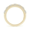 thumbnail image 2 of ANGARA Natural Style Diamond Broad Anniversary Ring in 14K Yellow Gold for Women (Size-2.4mm| Color-H| Clarity-SI2) | April Birthstone, Anniversary, Jewelry Gift for Women | Natural Diamond Ring, 2 of 8