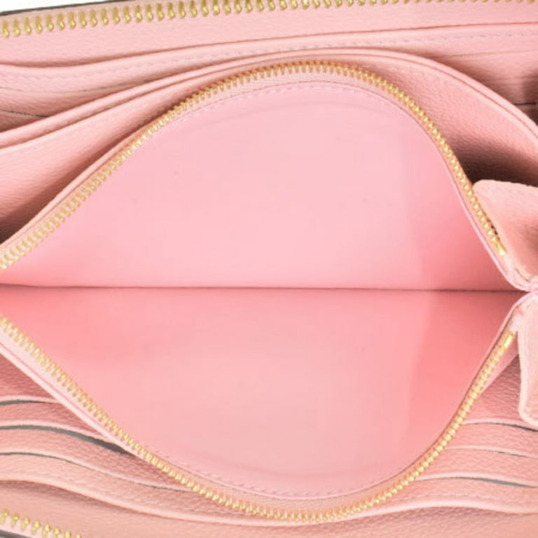 LOUIS VUITTON Empreinte Zippy Round Long Wallet M81279 Pink Beige Ladies