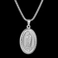 thumbnail image 7 of AYYUFE Religious Virgin Mary Guadalupe Embossed Pendant Necklace, 7 of 7