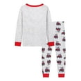 thumbnail image 6 of Quealent Little Boys Pajamas Sets Glow in Dark Dinosaur Cotton 2 Piece Toddler Clothes Kids Pjs Sleepwear Size 2-10T Red for Size 6-7 Years, 6 of 6
