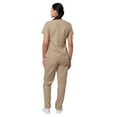 thumbnail image 2 of Sivvan Womens Scrub Set - Multi Pocket Cargo Pants & Stylish Mock Wrap Top, 2 of 6