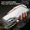thumbnail image 5 of for Samsung Galaxy S23 Plus Clear Case, Non-Yellowing Shockproof Slim Phone Cover, Military-Grade Protection with Metal Lens Frame, Anti-Scratch Hard Case for Samsung Galaxy S23 Plus, Gray, 5 of 7