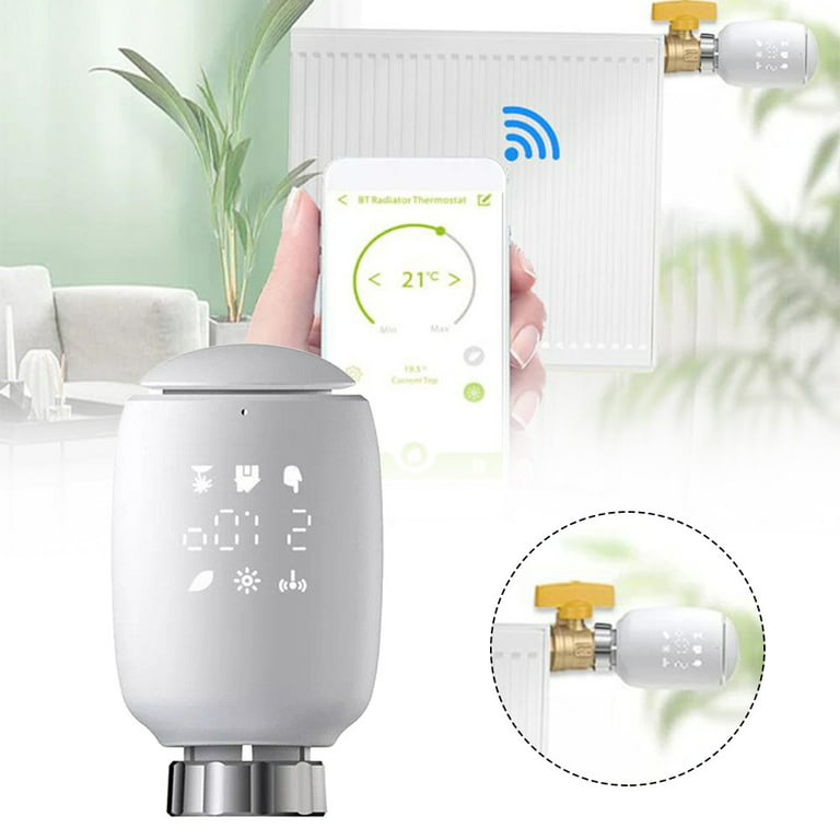 Thermostat sans fil X3D programmable pour radiateur à inertie  FlexiComfortApp AeroFlow® Thermotec