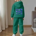 thumbnail image 5 of Boys Sweatsuits Size 7 Casual Print Hoodie and Pants Outfit 2 Piece Tracksuit Soft Comfy Loungewear Toddler Kids Youth Fashion Athletic Wear Playground Daily Outfits, 5 of 7