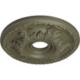thumbnail image 3 of Ekena Millwork 18"OD x 3 1/2"ID x 2 1/2"P Granada Ceiling Medallion (Fits Canopies up to 6 5/8"), Hand-Painted Spartan Stone, 3 of 5