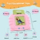 thumbnail image 3 of Juguetes educativos para niños de 2 3 4 5 años Tarjetas didácticas para niños pequeños, recurso de aprendizaje preescolar Juguetes electrónicos interactivos Regalos para niños de 2 a 7 años Niños niñas niños pequeños juguetes de aprendizaje de 2 a 4 años brillar Electrónica, 3 of 4