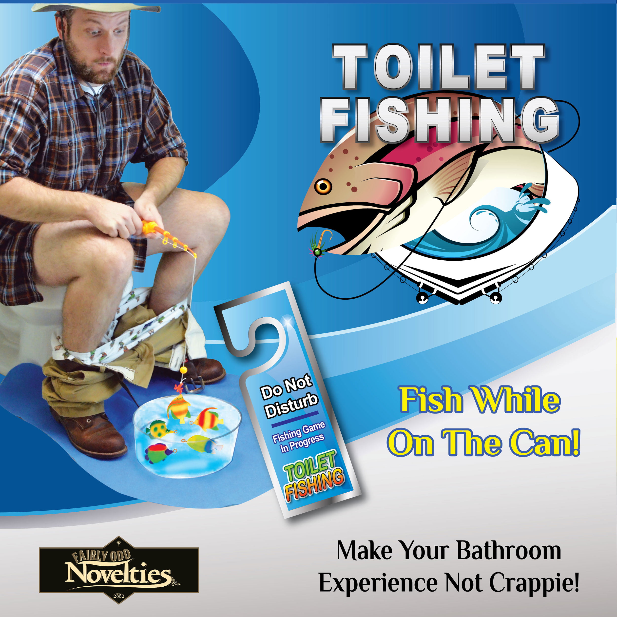 Potty Fisher Toilet Fishing Game Fairly Odd Novelties for sale online 