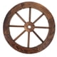 thumbnail image 1 of Rueda de carro decorativa, rueda de carro, decoración de pared, adorno de pared de madera para boda, 1 of 6