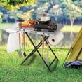 thumbnail image 3 of Cuisinart Fold ‘n Go Prep Table, Portable Folding Table and Grill Stand with Tool hooks, Trash Bag Holder, Paper Towel Rack, 3 of 10