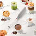 thumbnail image 3 of Batidor eléctrico portátil Zulay Kitchen Milk Frother White Rose, 3 of 7