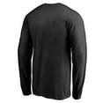 thumbnail image 3 of Men's Black Philadelphia Phillies Official Team Logo Long Sleeve T-Shirt, 3 of 3