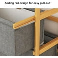 thumbnail image 6 of ShadeMart Fabric Drawer Storage Cabinet, Storage Cabinet for Toys, Clothes and Snacks in Living Room and Bedroom, Pull-Out Cabinet (3 Layers), 6 of 7