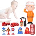 thumbnail image 4 of XYCCA Simulation Electric Fire Fighting Truck Fireman Model Educational Toy Set for Children-082602, 4 of 5