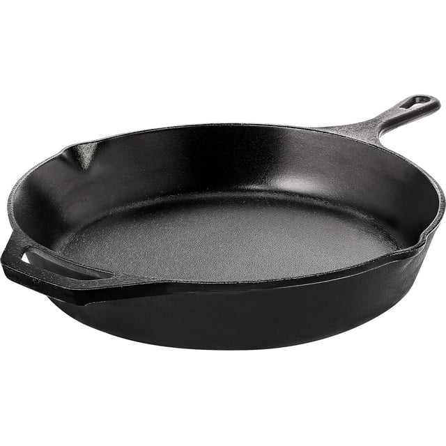 Pre-Seasoned Cast Iron Skillet . Frying Pan Grill Cookware for Indoor ; Outdoor Use Chefs Pan Cast Iron Pan