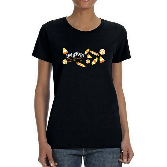 Candy Complement Women Black T-Shirt, Female XX-Large